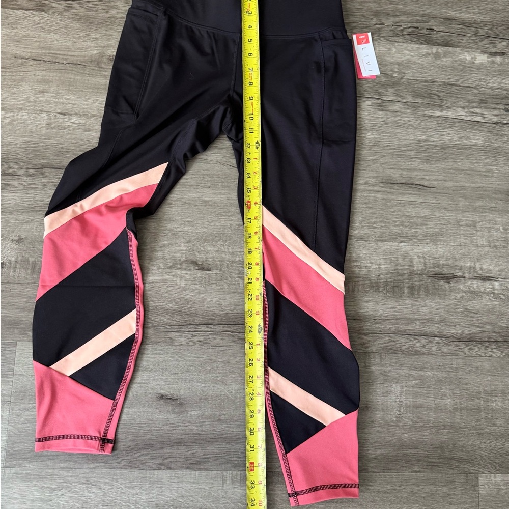Livi Active Black and Pink Dynamic Leggings#35 - Picture 6 of 6